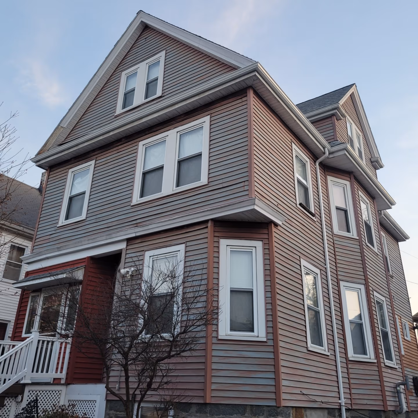 Exterior makeover before