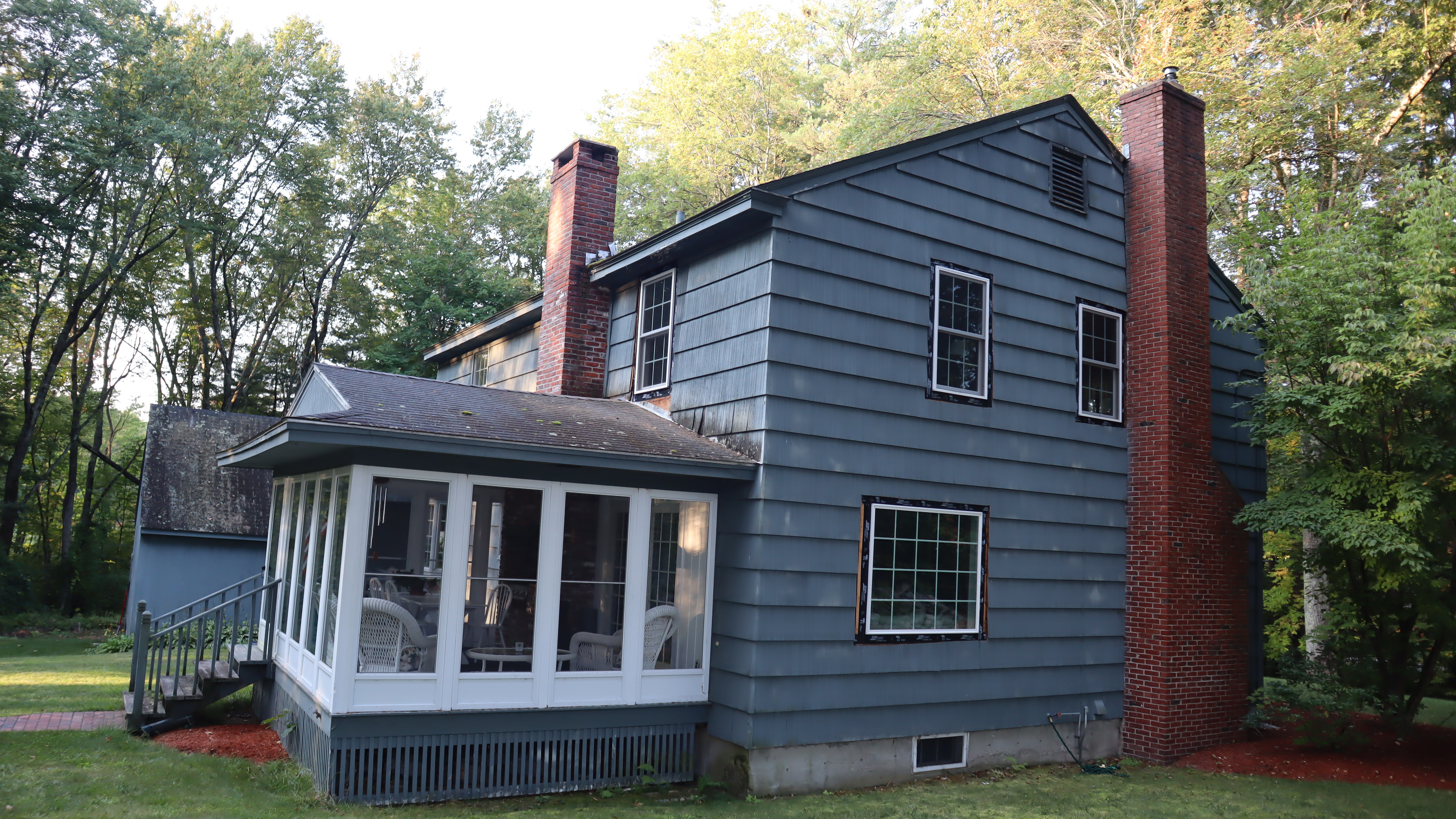 Roof restoration before