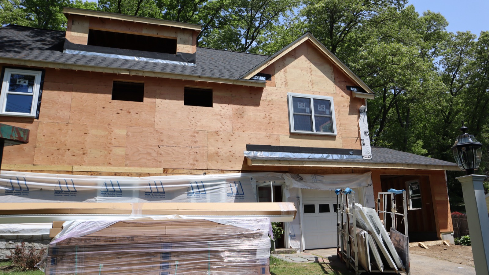 Siding upgrade before